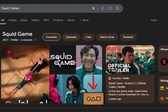 در گوگل، اسکویید گیم بازی کنید! + آموزش