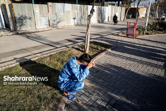 گزارش تصویری | بازسازی صحنه قتل در میدان معراج مشهد