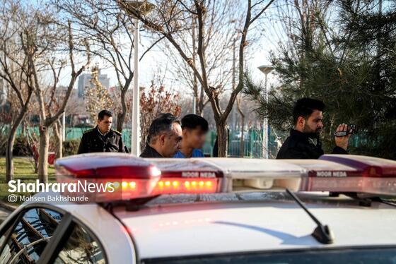 گزارش تصویری | بازسازی صحنه قتل در میدان معراج مشهد