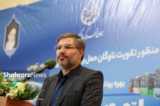 گزارش تصویری | بهره‌برداری از ۱۸ دستگاه اتوبوس و مینی‌بوس جدید در بلوار توس مشهد