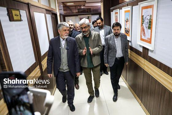 گزارش تصویری |  بازدید وزیر فرهنگ و ارشاد اسلامی از مؤسسه فرهنگی شهرآرا (۲۶ دی ۱۴۰۳)