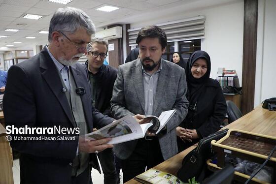 گزارش تصویری |  بازدید وزیر فرهنگ و ارشاد اسلامی از مؤسسه فرهنگی شهرآرا (۲۶ دی ۱۴۰۳)
