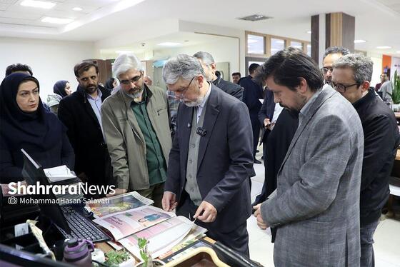 گزارش تصویری |  بازدید وزیر فرهنگ و ارشاد اسلامی از مؤسسه فرهنگی شهرآرا (۲۶ دی ۱۴۰۳)