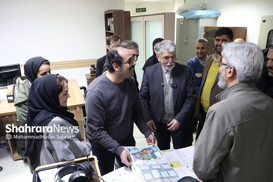 گزارش تصویری |  بازدید وزیر فرهنگ و ارشاد اسلامی از مؤسسه فرهنگی شهرآرا (۲۶ دی ۱۴۰۳)
