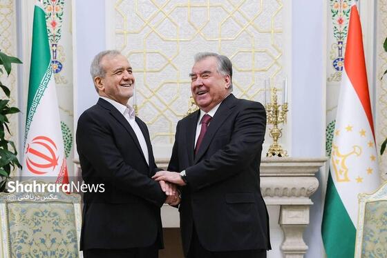 استقبال رسمی از پزشکیان در تاجیکستان (۲۷ دی ۱۴۰۳) + فیلم و عکس