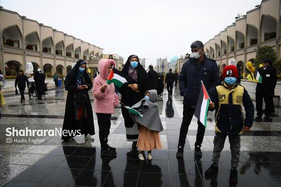 گزارش تصویری | راهپیمایی جمعه نصر و جشن پیروزی مقاومت فلسطین در مشهد