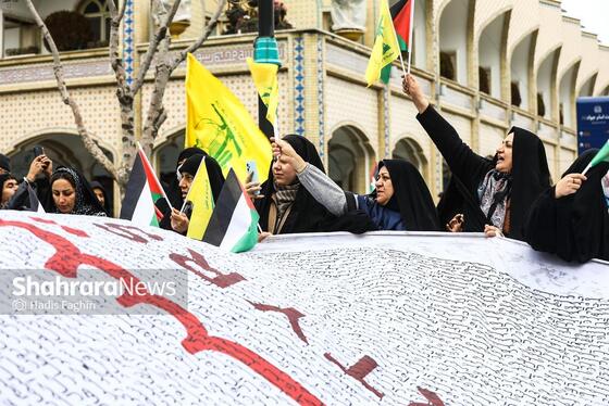 گزارش تصویری | راهپیمایی جمعه نصر و جشن پیروزی مقاومت فلسطین در مشهد