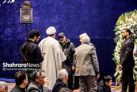 گزارش تصویری| مراسم ختم پدر رضا عطاران در مشهد