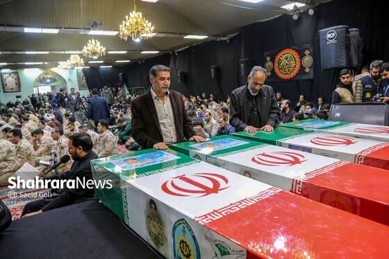 گزارش تصویری | تشییع پیکرهای مطهر ۴ شهید مرزبانی و دفاع مقدس در مشهد (۷ بهمن ۱۴۰۳)