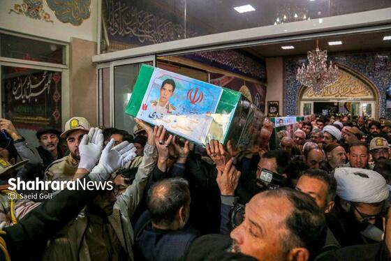 گزارش تصویری | تشییع پیکرهای مطهر ۴ شهید مرزبانی و دفاع مقدس در مشهد (۷ بهمن ۱۴۰۳)