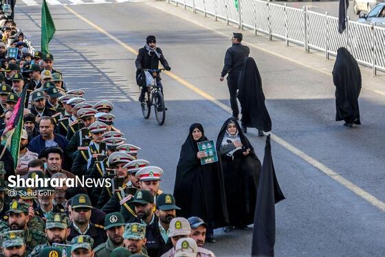 گزارش تصویری | تشییع پیکرهای مطهر ۴ شهید مرزبانی و دفاع مقدس در مشهد (۷ بهمن ۱۴۰۳)