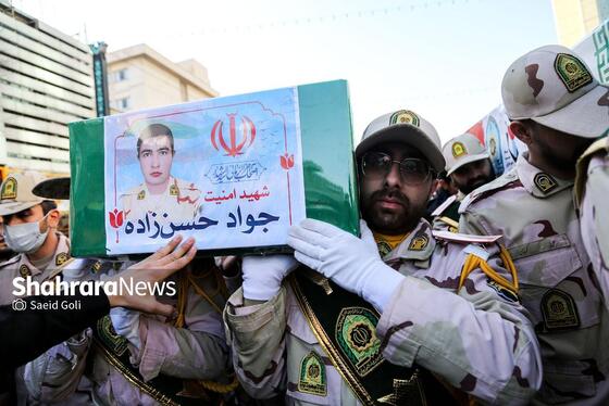 گزارش تصویری | تشییع پیکرهای مطهر ۴ شهید مرزبانی و دفاع مقدس در مشهد (۷ بهمن ۱۴۰۳)
