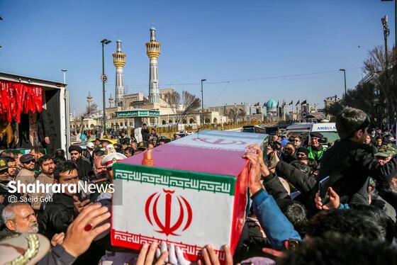 گزارش تصویری | تشییع پیکرهای مطهر ۴ شهید مرزبانی و دفاع مقدس در مشهد (۷ بهمن ۱۴۰۳)