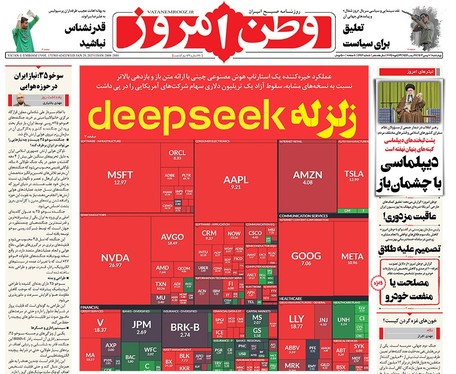صفحه نخست روزنامه‌های کشور - چهارشنبه ۱۰ بهمن ۱۴۰۳