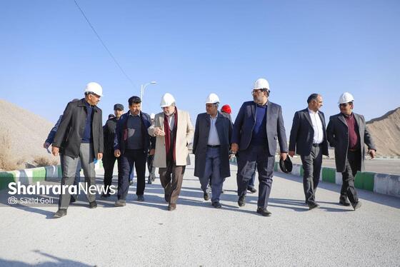 گزارش تصویری | بازدید شهردار مشهد از کارخانه‌های تولید آسفالت و بتن شهید مجیدی و پروژه احداث دوربرگردان غیرهم‌سطح شرقی ابوطالب