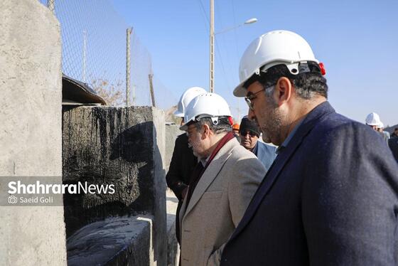 گزارش تصویری | بازدید شهردار مشهد از کارخانه‌های تولید آسفالت و بتن شهید مجیدی و پروژه احداث دوربرگردان غیرهم‌سطح شرقی ابوطالب