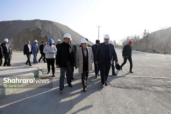 گزارش تصویری | بازدید شهردار مشهد از کارخانه‌های تولید آسفالت و بتن شهید مجیدی و پروژه احداث دوربرگردان غیرهم‌سطح شرقی ابوطالب