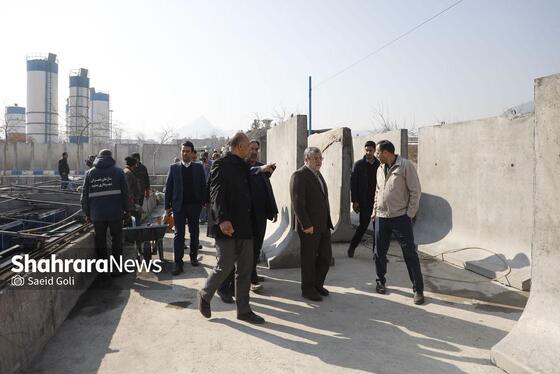 گزارش تصویری | بازدید شهردار مشهد از کارخانه‌های تولید آسفالت و بتن شهید مجیدی و پروژه احداث دوربرگردان غیرهم‌سطح شرقی ابوطالب
