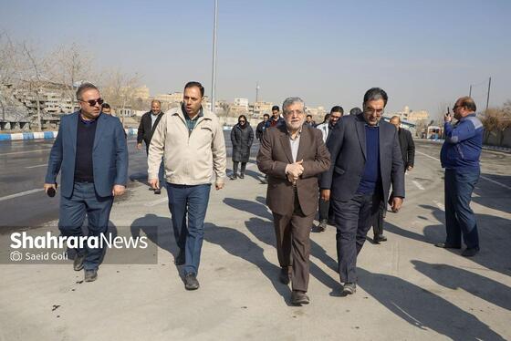 گزارش تصویری | بازدید شهردار مشهد از کارخانه‌های تولید آسفالت و بتن شهید مجیدی و پروژه احداث دوربرگردان غیرهم‌سطح شرقی ابوطالب