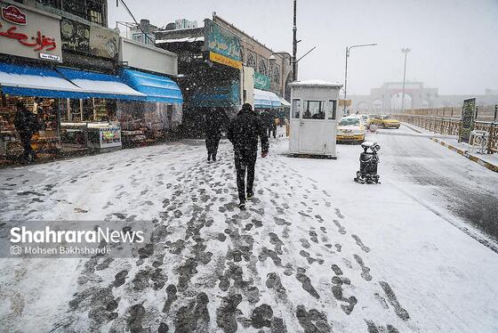 گزارش تصویری | بارش برف در مشهد (۲۱ بهمن ۱۴۰۳)