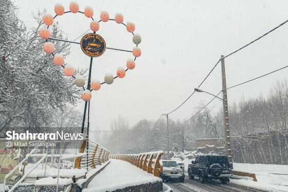 گزارش تصویری | جاده‌های برفی ییلاقات مشهد (۲۱ بهمن ۱۴۰۳)