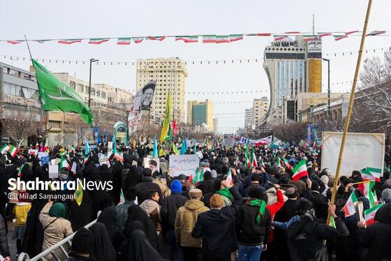 گزارش تصویری | راهپیمایی ۲۲ بهمن ۱۴۰۳ در مشهد