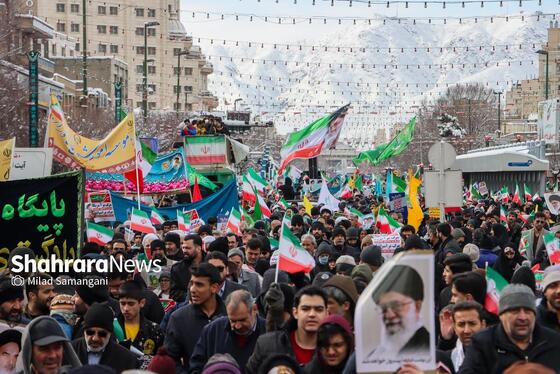گزارش تصویری | راهپیمایی ۲۲ بهمن ۱۴۰۳ در مشهد