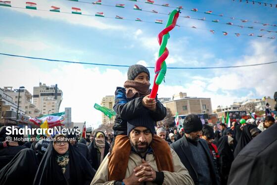 گزارش تصویری | راهپیمایی ۲۲ بهمن ۱۴۰۳ در مشهد - ۲