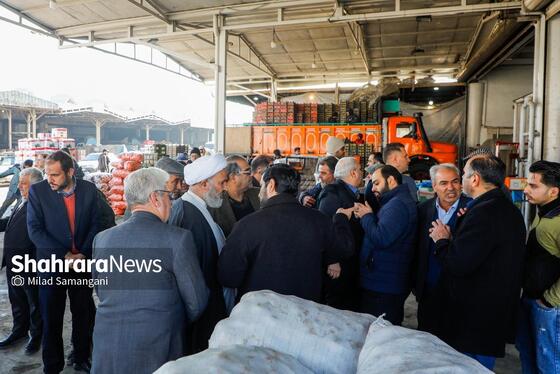 گزارش تصویری | بازدید رئیس کمیسیون اصل ۹۰ از میدان‌بار سپاد مشهد (۲۴ بهمن ۱۴۰۳)