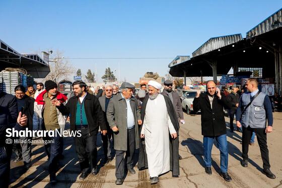 گزارش تصویری | بازدید رئیس کمیسیون اصل ۹۰ از میدان‌بار سپاد مشهد (۲۴ بهمن ۱۴۰۳)