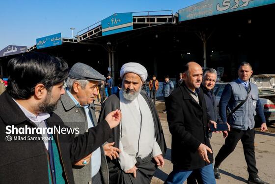 گزارش تصویری | بازدید رئیس کمیسیون اصل ۹۰ از میدان‌بار سپاد مشهد (۲۴ بهمن ۱۴۰۳)