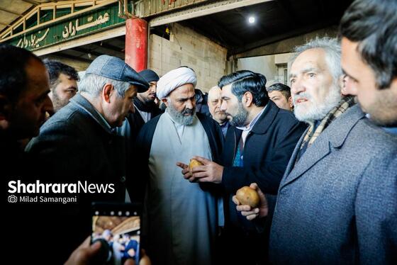 گزارش تصویری | بازدید رئیس کمیسیون اصل ۹۰ از میدان‌بار سپاد مشهد (۲۴ بهمن ۱۴۰۳)