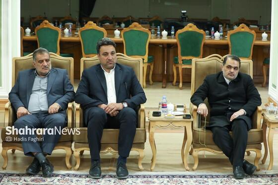 گزارش تصویری | دیدار احسان حدادی، رئیس فدراسیون دوومیدانی، با استاندار خراسان رضوی
