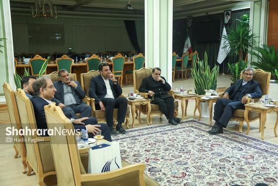گزارش تصویری | دیدار احسان حدادی، رئیس فدراسیون دوومیدانی، با استاندار خراسان رضوی