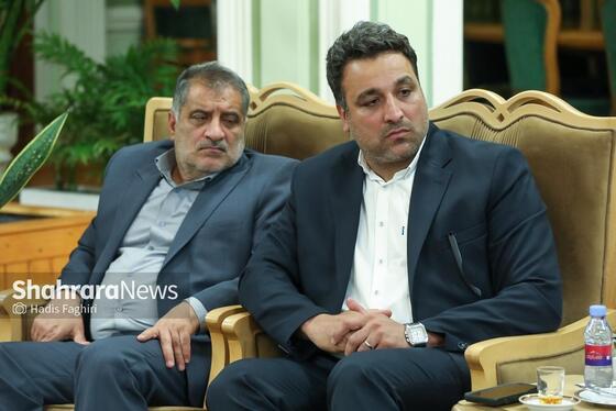 گزارش تصویری | دیدار احسان حدادی، رئیس فدراسیون دوومیدانی، با استاندار خراسان رضوی