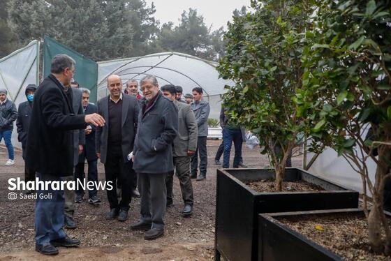 گزارش تصویری | بازدید شهردار مشهد مقدس از مرکز تولیدات گل و گیاه سازمان پارک‌ها
