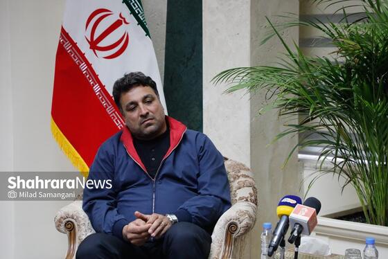 گزارش تصویری | دیدار احسان حدادی، رئیس فدراسیون دوومیدانی، با شهردار مشهد مقدس