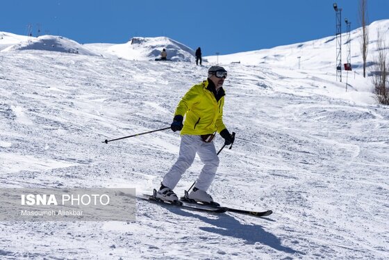 گزارش تصویری | پیست اسکی دیزین در زمستان ۱۴۰۳