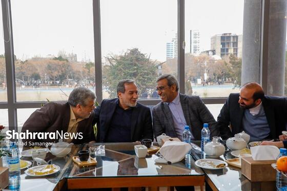 گزارش تصویری | دیدار عراقچی با شهردار و رئیس شورای شهر مشهد
