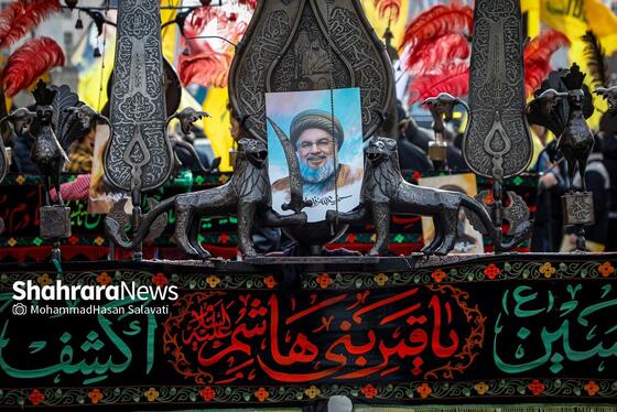 گزارش تصویری | اجتماع باشکوه مردم مشهد همزمان با آئین تشییع شهدای مقاومت در لبنان (۵ اسفند ۱۴۰۳)