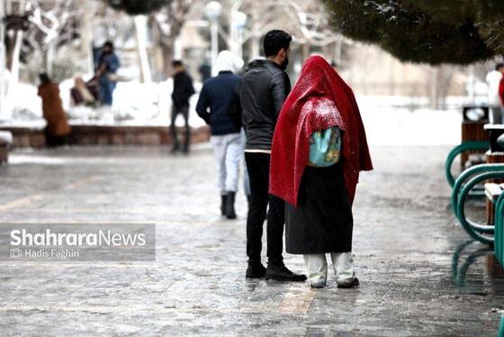 گزارش تصویری | بارش برف در مشهد (۷ اسفند ۱۴۰۳)