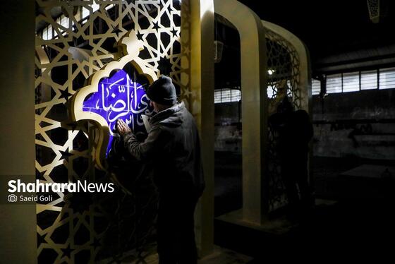 گزارش تصویری | بازدید شهردار و اعضای شورای اسلامی شهر از کارگاه‌های ساخت المان سازمان فرهنگی شهرداری مشهد