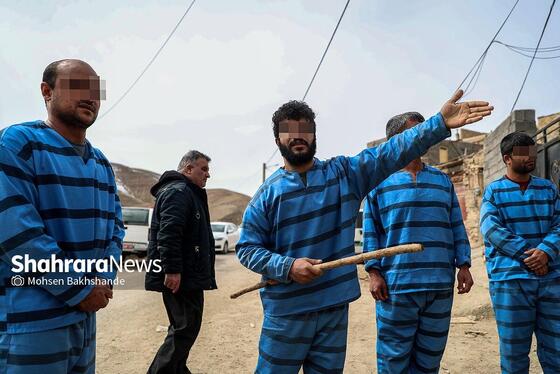 گزارش تصویری | بازسازی صحنه جنایت در روستای جغری