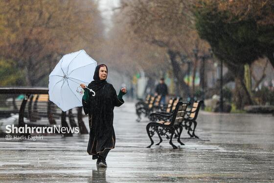 گزارش تصویری | حال و هوای بارانی مشهد | یکشنبه ۱۹ اسفند ۱۴۰۳