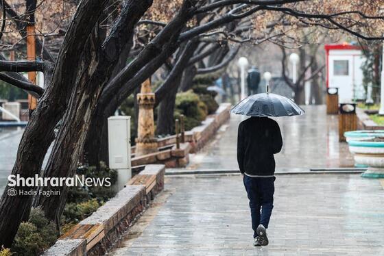 گزارش تصویری | حال و هوای بارانی مشهد | یکشنبه ۱۹ اسفند ۱۴۰۳
