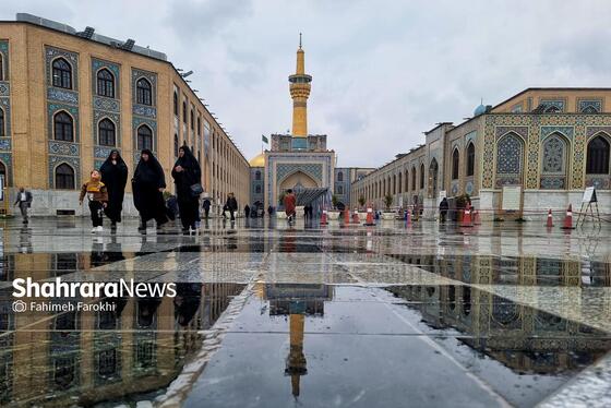 گزارش تصویری | حال و هوای بارانی حرم امام رضا (ع) (۱۹ اسفند ۱۴۰۳)