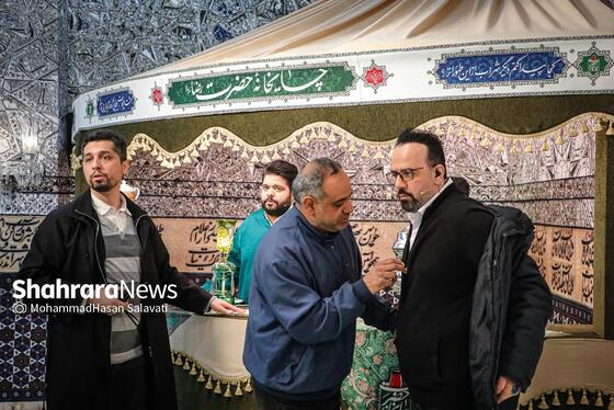 گزارش تصویری | پشت صحنه ویژه برنامه های سحر ماه رمضان تلویزیون در حرم مطهر رضوی