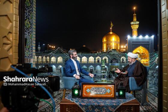 گزارش تصویری | پشت صحنه ویژه برنامه های سحر ماه رمضان تلویزیون در حرم مطهر رضوی