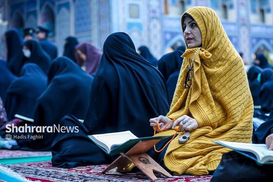 گزارش تصویری | جزء خوانی قرآن کریم در حرم امام رضا (ع)