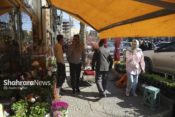 گزارش تصویری | حال و هوای بازار گل و گیاه مشهد در آستانه عید نوروز
